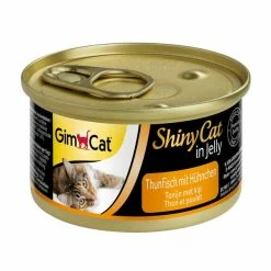GimCat Katzenfutter ShinyCat Thunfisch Mit Hühnchen In Jelly