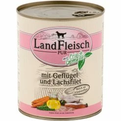 Landfleisch Pur Landfleisch Dog Pur Geflügel & Lachsfilet