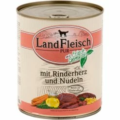Landfleisch Pur Landfleisch Dog Pur Rinderherz & Nudeln