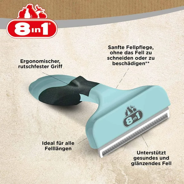 8in1 Unterfellbürste Perfect Coat DeShedder Hund L – Bild 2