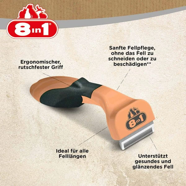 8in1 Unterfellbürste Perfect Coat DeShedder Katze – Bild 2