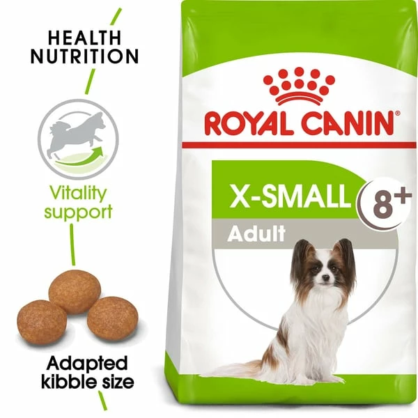 ROYAL CANIN X-SMALL Adult 8+ Trockenfutter Für ältere Sehr Kleine Hunde