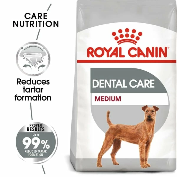 ROYAL CANIN DENTAL CARE MEDIUM Trockenfutter Für Mittelgroße Hunde Mit Empfindlichen Zähnen
