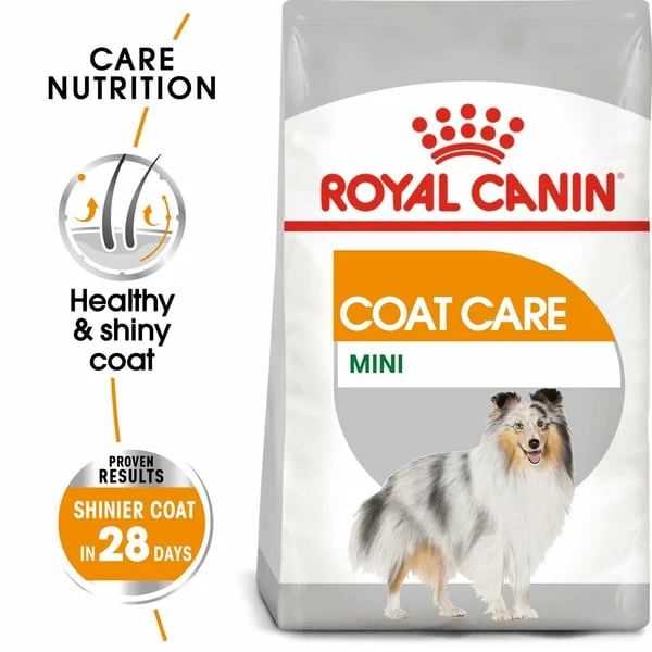 ROYAL CANIN COAT CARE MINI Trockenfutter Für Kleine Hunde Für Glänzendes Fell