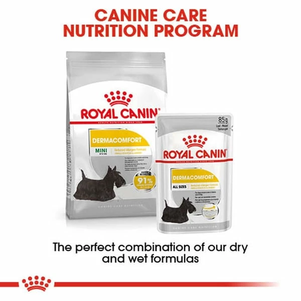 ROYAL CANIN DERMACOMFORT Nassfutter Für Hunde Mit Empfindlicher Haut 12x85g – Bild 6
