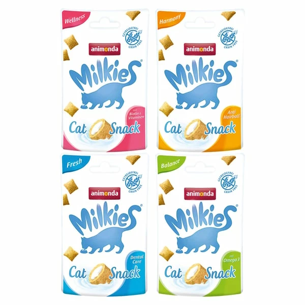 Animonda Milkies Mixpaket Knusperkissen 12x30g