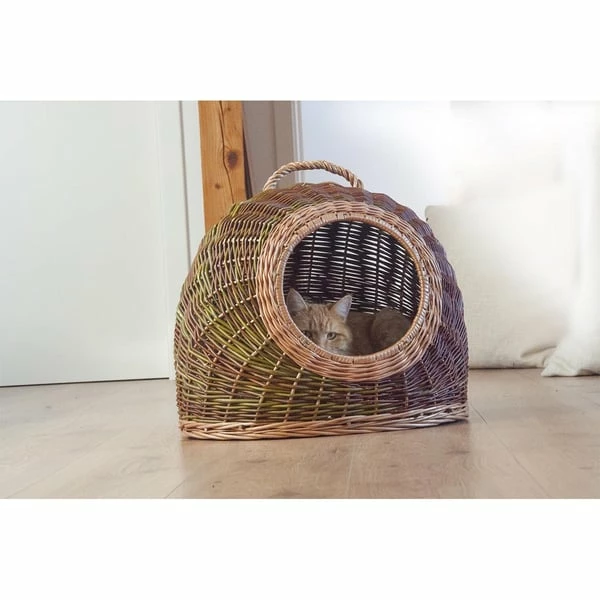 Aumüller Katzenhöhle Naturbunte Weide 60 Cm – Bild 4