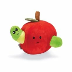 Beeztees Plüsch Apfel Mit Raupe