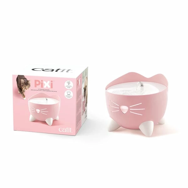 Catit Pixi Trinkbrunnen Pink – Bild 3