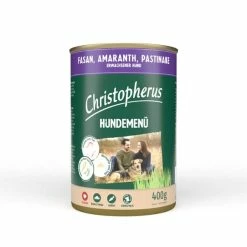 Christopherus Hundemenü Mit Fasan, Amaranth Und Pastinake