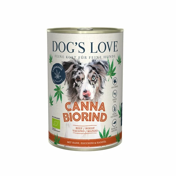 DOG´S LOVE DOG'S LOVE Canna BIO Rind Mit Hanf