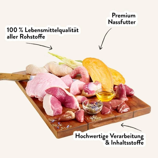 Dogs’n Tiger Dogs'n Tiger Gaumenfreude Nassfutter Geflügel Mit Süßkartoffel – Bild 3