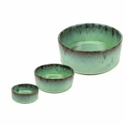 D&D Home Keramiknapf Jasper Grün