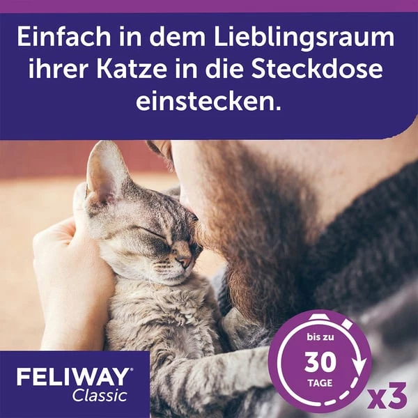 Feliway Classic 3x30 Tage Vorteilspack – Bild 5