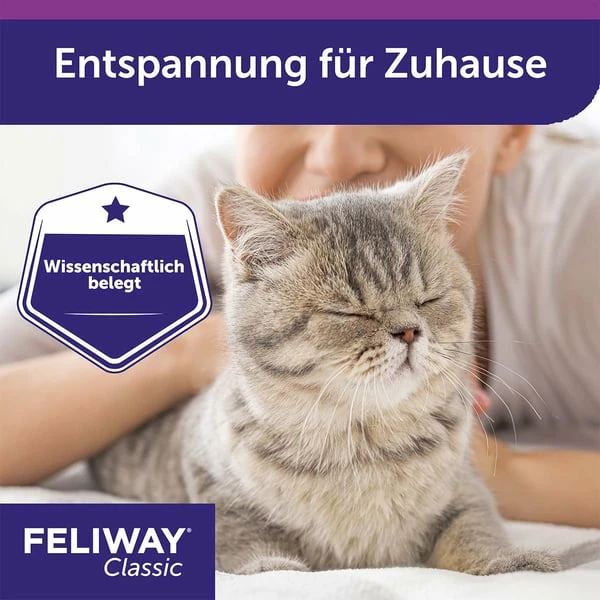Feliway Classic Verdampfer 1 Monats-Nachfüllflakon 48ml – Bild 5