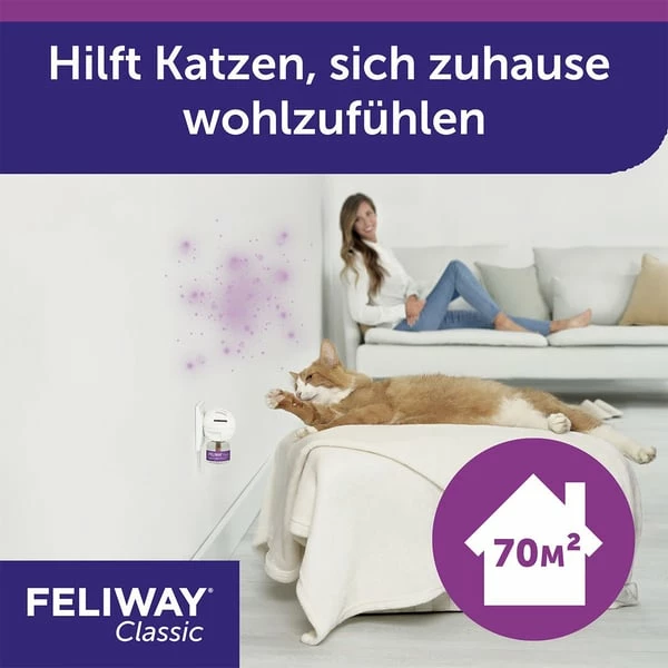 Feliway Classic Verdampfer Happy Home Start-Set 48ml – Bild 2