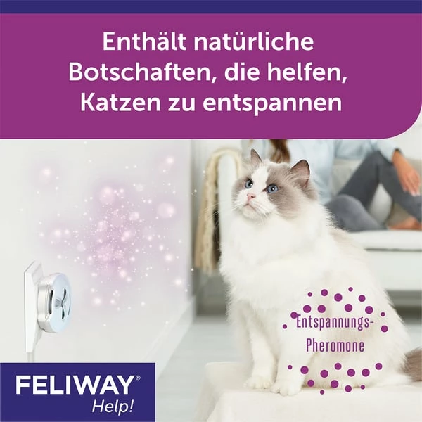 FELIWAY Help! Start-Set, Verdampfer + 1 Kartusche Für 7 Tage – Bild 4