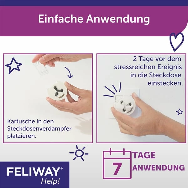 FELIWAY Help! Start-Set, Verdampfer + 1 Kartusche Für 7 Tage – Bild 5
