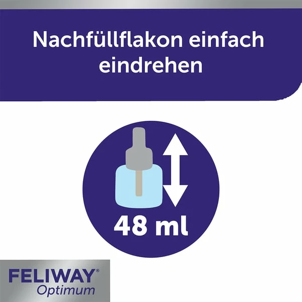 Feliway® Optimum 30-Tage Nachfüllflakon 48 Ml – Bild 3