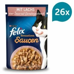 FELIX Sensations Saucen Mit Lachs & Garnelengeschmack