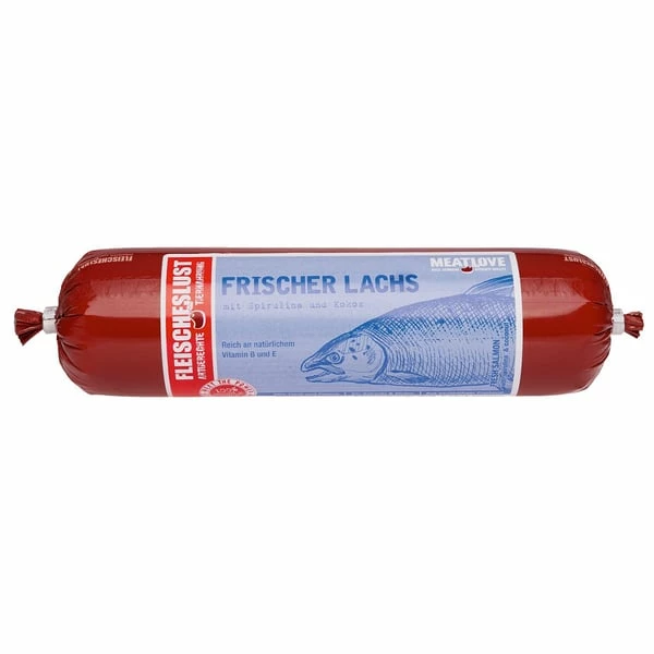Fleischeslust Futterwurst Frischer Lachs