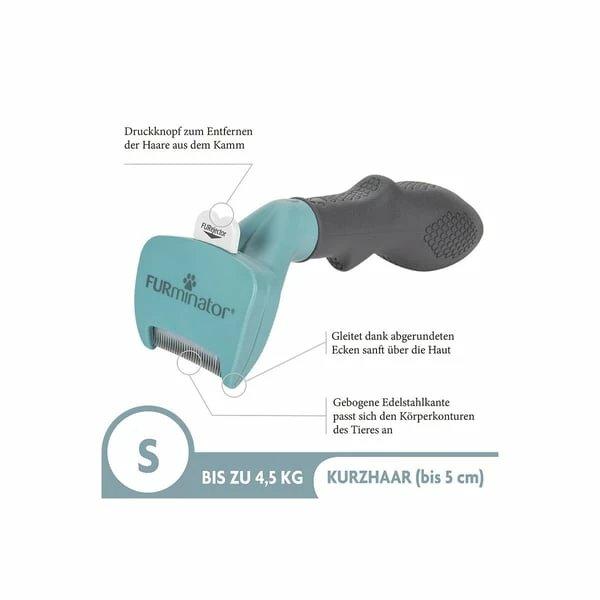 FURminator Katze Kurzhaar Bürste Für Unterwolle – Bild 2