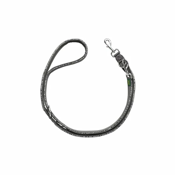 Hunter Verstellbare Führleine Divo Reflect Schwarz – Bild 2