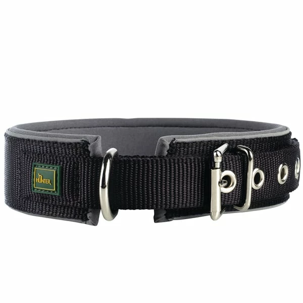 Hunter Neopren Reflect Halsband Schwarz/grau