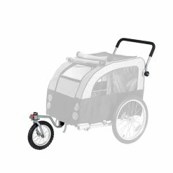 Karlie Joggerfunktion Für Doggy Liner Paris De Luxe Teflon® Grau-schwarz