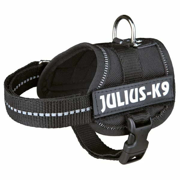 Julius K9 Julius-K9 Powergeschirr Schwarz, Größe: Baby 1, Brustumfang 29-36 Cm