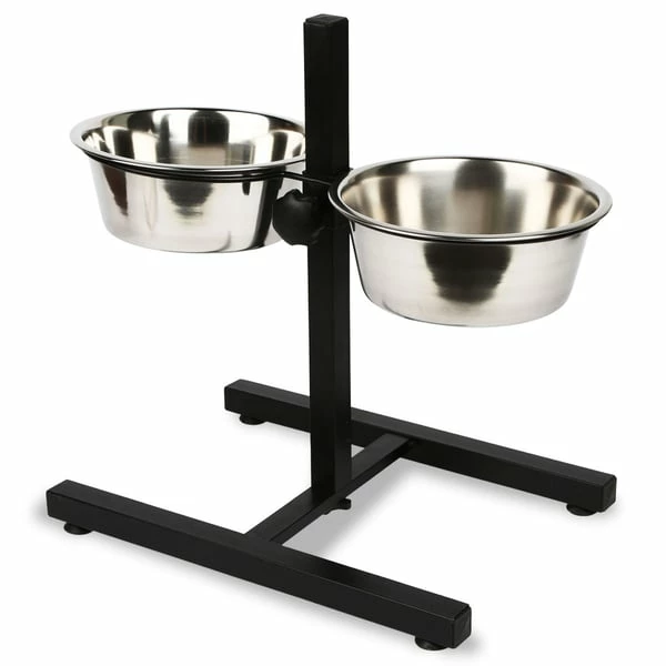 Kerbl Futterbar Inkl. Näpfe 2x1800ml – Bild 3