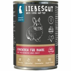 Liebesgut Kaninchen Mit BIO Gemüse Und BIO Obst