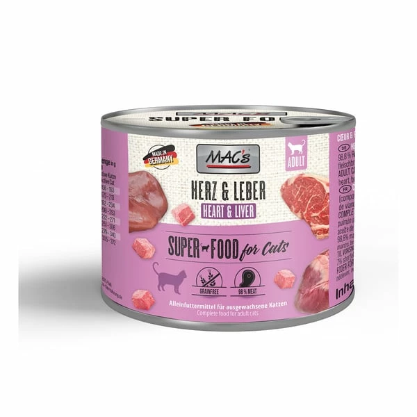 MAC's Cat Fleischmenü Herz Und Leber