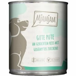 MjAMjAM Gute Pute An Gekochtem Reis Mit Gedämpfter Zucchini
