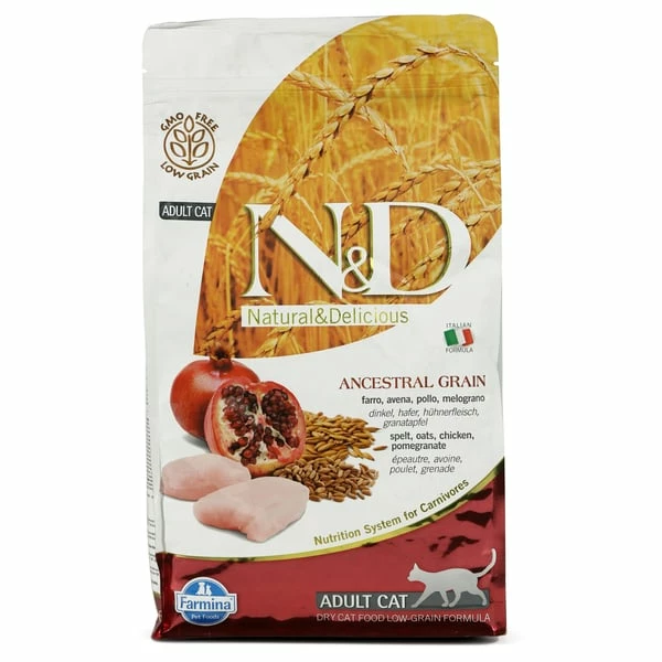 Farmina N&D Katzenfutter Adult Getreidearm Huhn Und Granatapfel – Bild 2