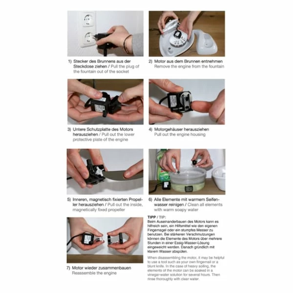 Pioneer Pet Ersatzmotor Für Trinkbrunnen – Bild 2