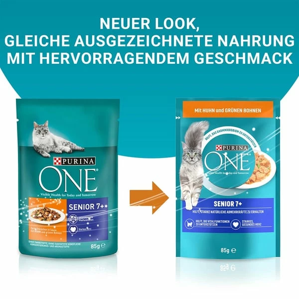 PURINA ONE SENIOR 7+ In Sauce Huhn – Bild 9