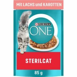 PURINA ONE STERILCAT In Sauce Lachs 26x85g