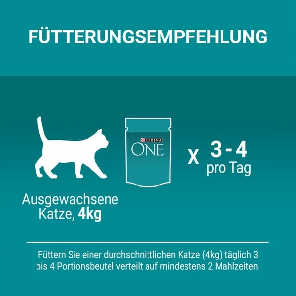 PURINA ONE Adult In Sauce Sorten-Mix 40x85g – Bild 3