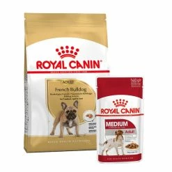ROYAL CANIN French Bulldog Adult 3kg + Medium Adult In Soße 10x140g