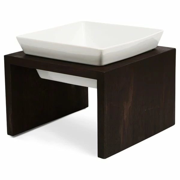 Replus Futterstation Meshidai Einzelnapf Walnuss â Bild 2