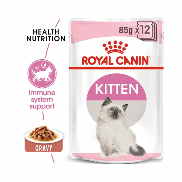 ROYAL CANIN KITTEN Sterilised 3,5kg + Kitten In Soße 12x85g – Bild 3