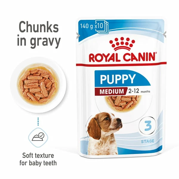 ROYAL CANIN MEDIUM PUPPY Welpenfutter Nass Für Mittelgroße Hunde