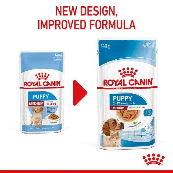 ROYAL CANIN MEDIUM PUPPY Welpenfutter Nass Für Mittelgroße Hunde – Bild 2