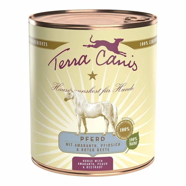 Terra Canis CLASSIC – Pferd Mit Amaranth, Pfirsich Und Roter Bete