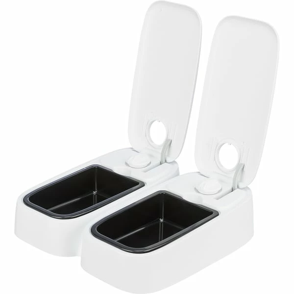 Trixie Futterautomat TX2, 2×300 Ml/ 27×7×24cm Weiß – Bild 3