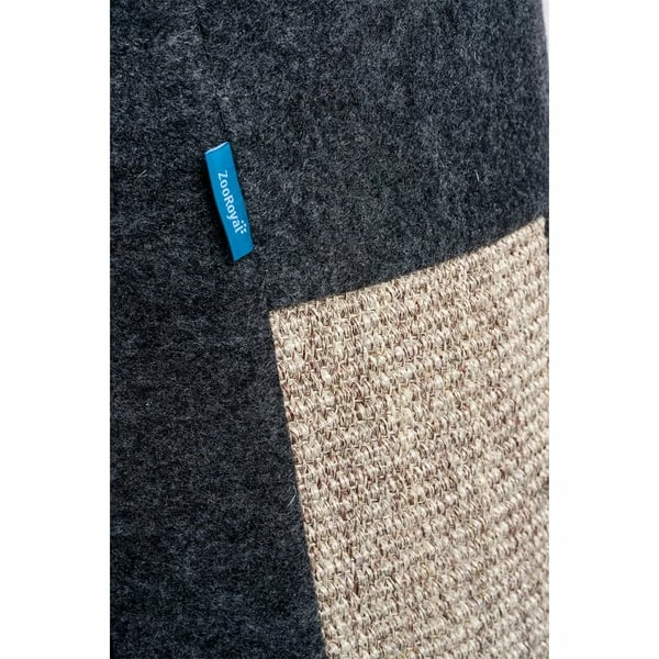 ZooRoyal Kratztonne Ava 85cm Filz Anthrazit – Bild 4