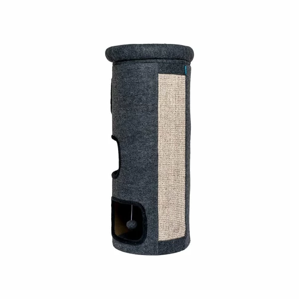 ZooRoyal Premium Kratztonne Natura 95cm Filz Anthrazit – Bild 2