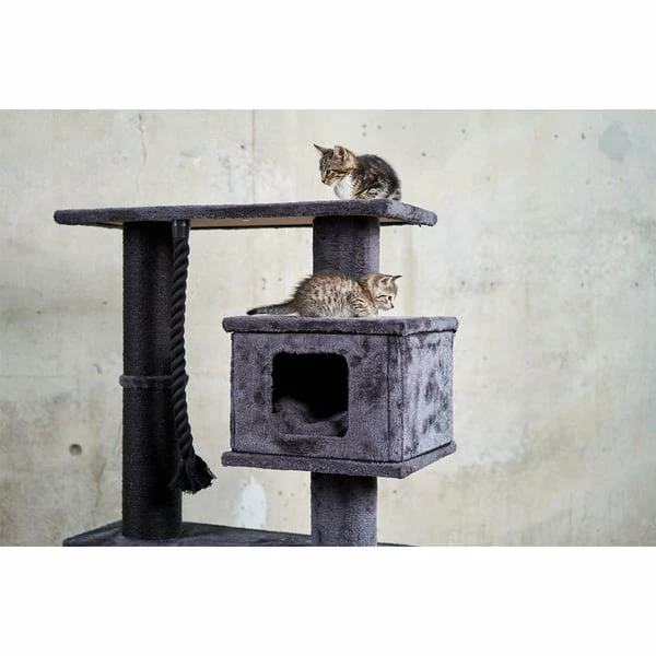 ZooRoyal Kratzbaum Lucia Anthrazit 113cm â Bild 4